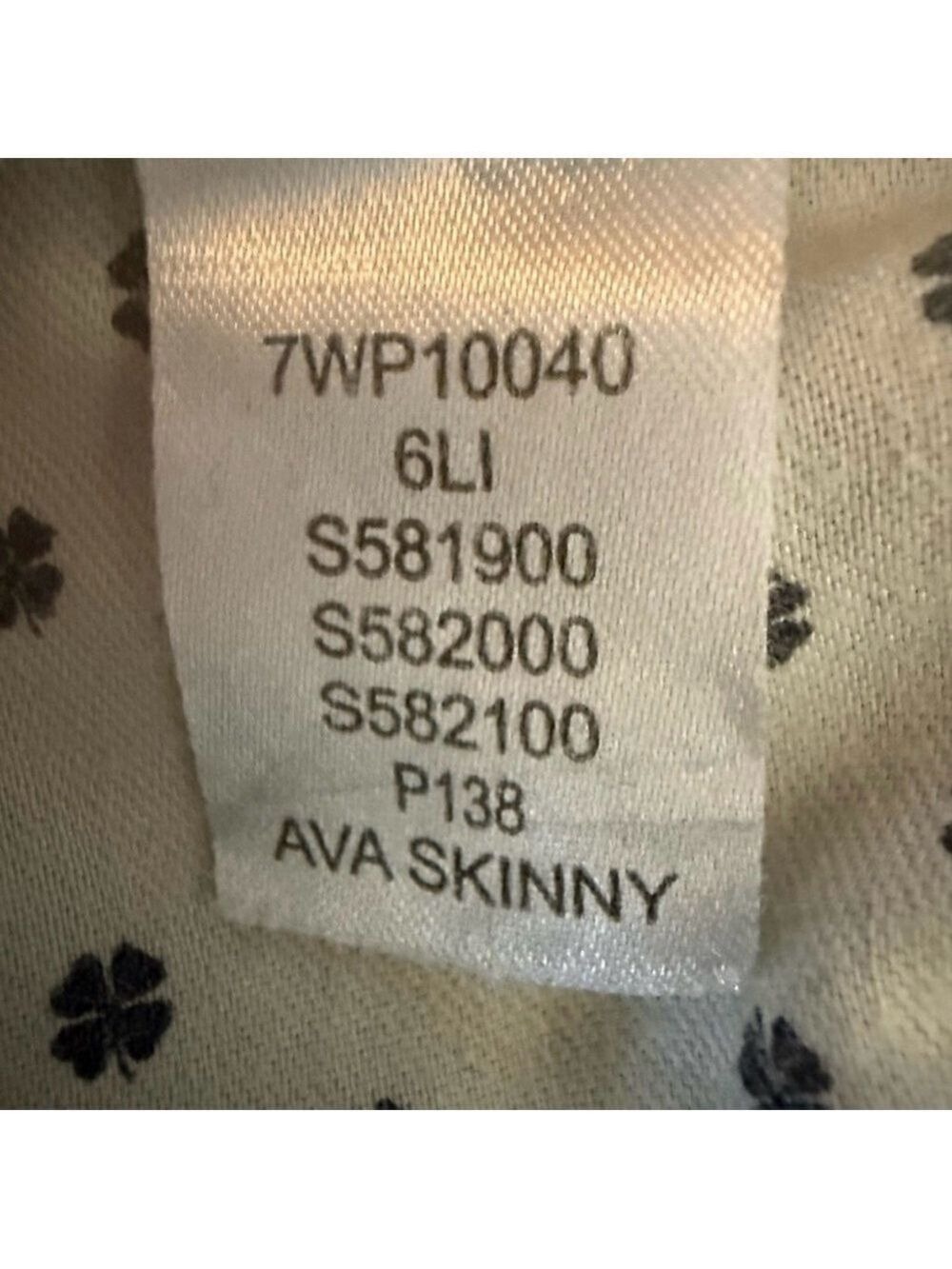 Lucky Brand Ava Skinny Jeans Mid Rise Size 4 27 - Picture 8 of 14